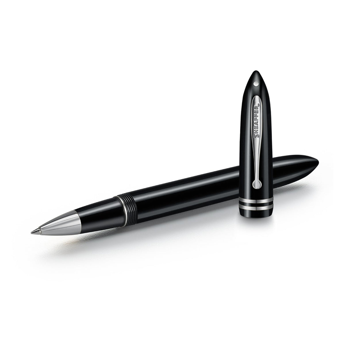 Sheaffer Balance III Rollerball Pen - Black w/ Chrome Trim