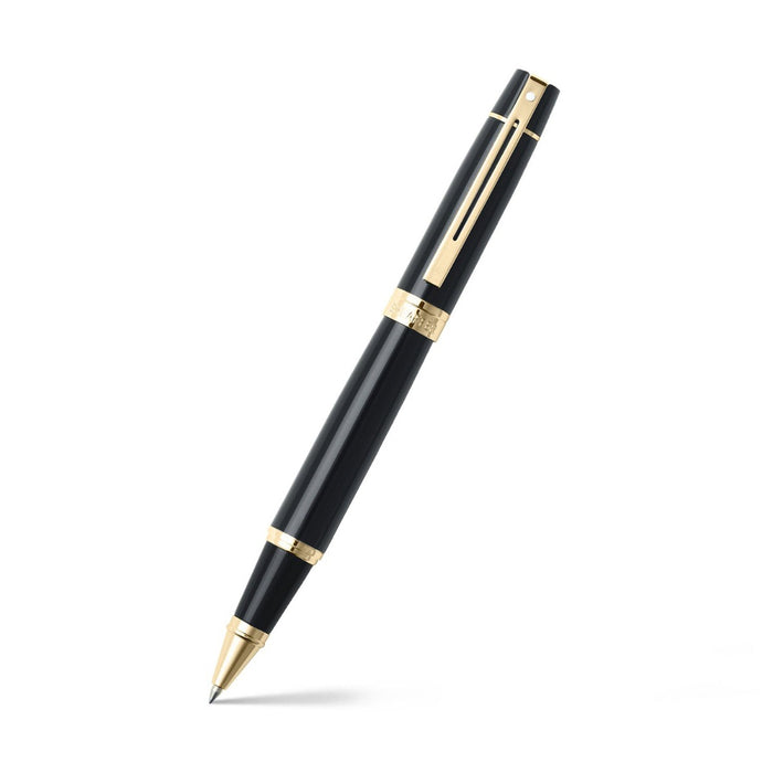 Sheaffer 300 Rollerball Pen - Black w/ Gold