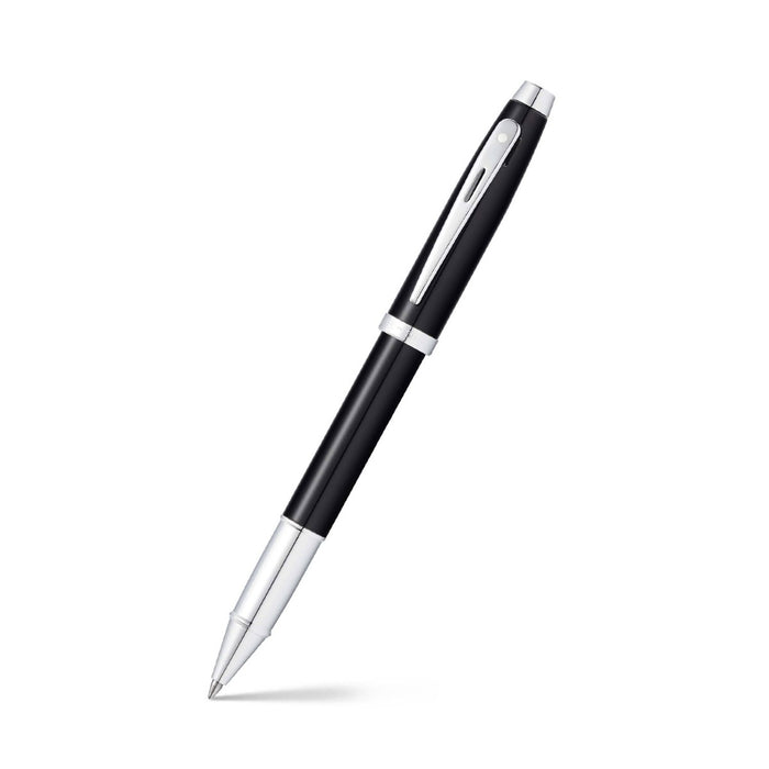 Sheaffer 100 Rollerball Pen - Black w/ Chrome