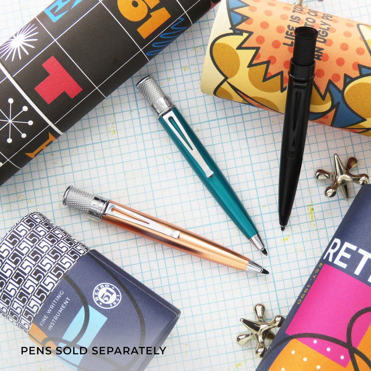 Retro 51 Tornado Elite Ballpoint Pen - Copper