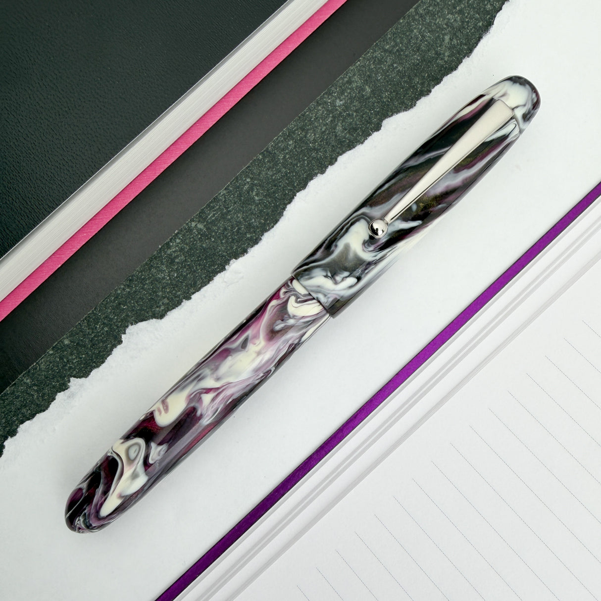 Edison Collier Fountain Pen - Blackberry Cobbler (Atlas Exclusive)