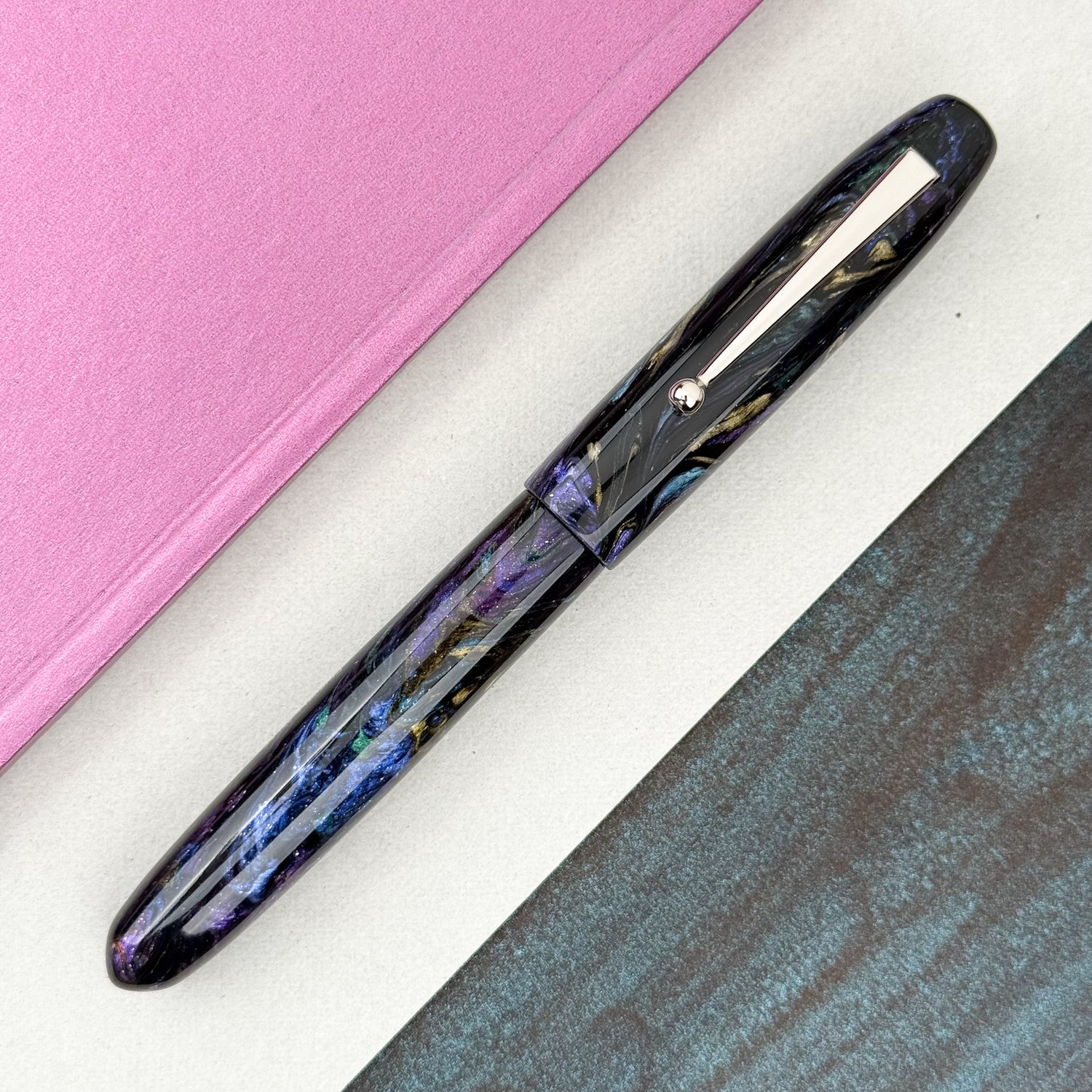 Edison Collier Fountain Pen - Nebula Drift (Atlas Exclusive) (Limited Edition)