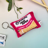 Tiny Instant Cheap Ramen Noodle Plush Keychain