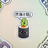 Emii Creations On a Roll Vinyl Sticker