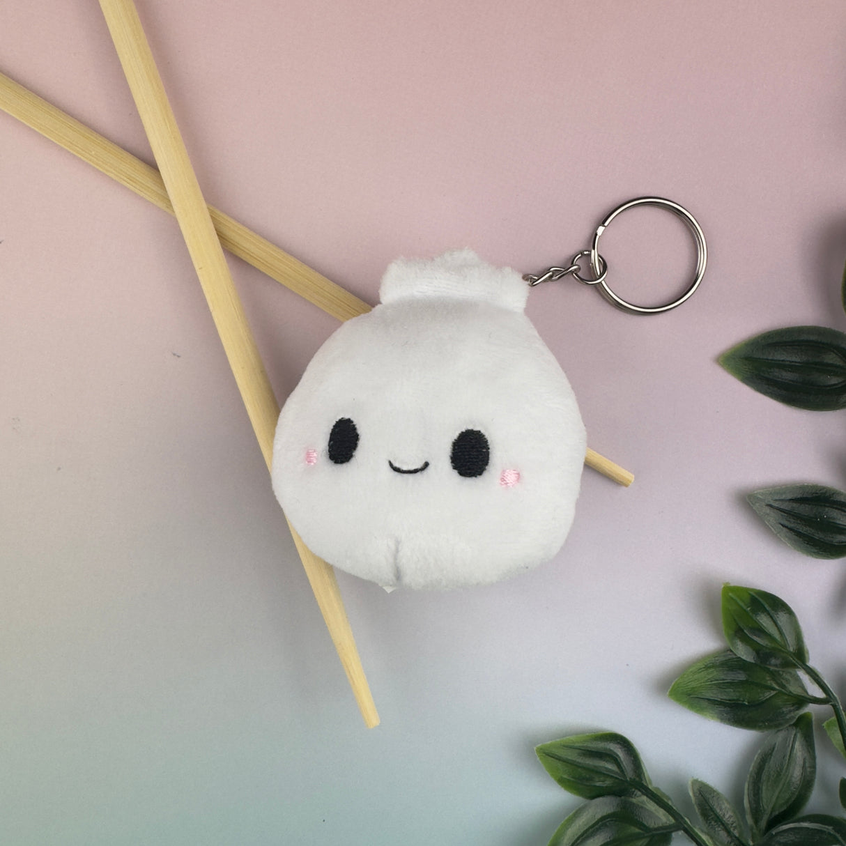 Emii Creations Tiny Bao Plush Keychain