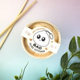 Tiny Bao Plush Keychain: With Steamer