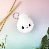 Tiny Bao Plush Keychain: With Steamer