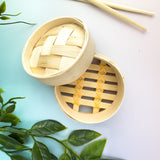 Tiny Bao Plush Keychain: With Steamer