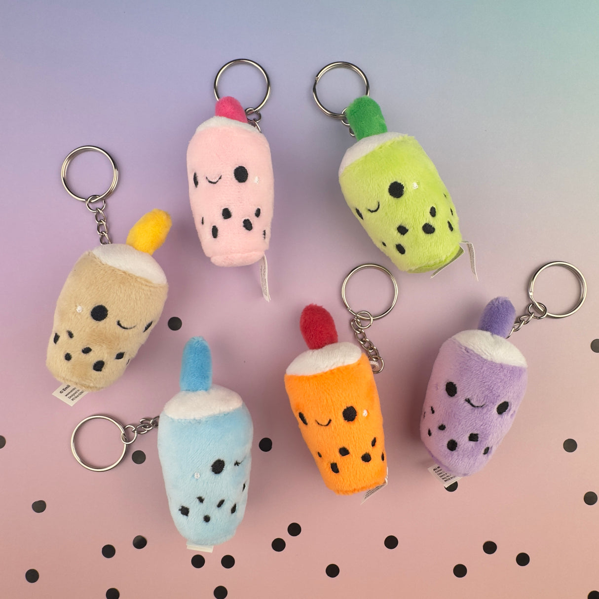 Emii Creations Tiny Boba Keychain