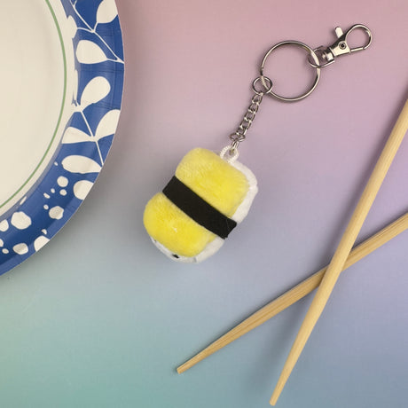 Emii Creations Tiny Nigiri Sushi Keychain -  Shrimp Tuna Salmon Egg