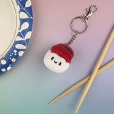 Emii Creations Tiny Nigiri Sushi Keychain -  Shrimp Tuna Salmon Egg