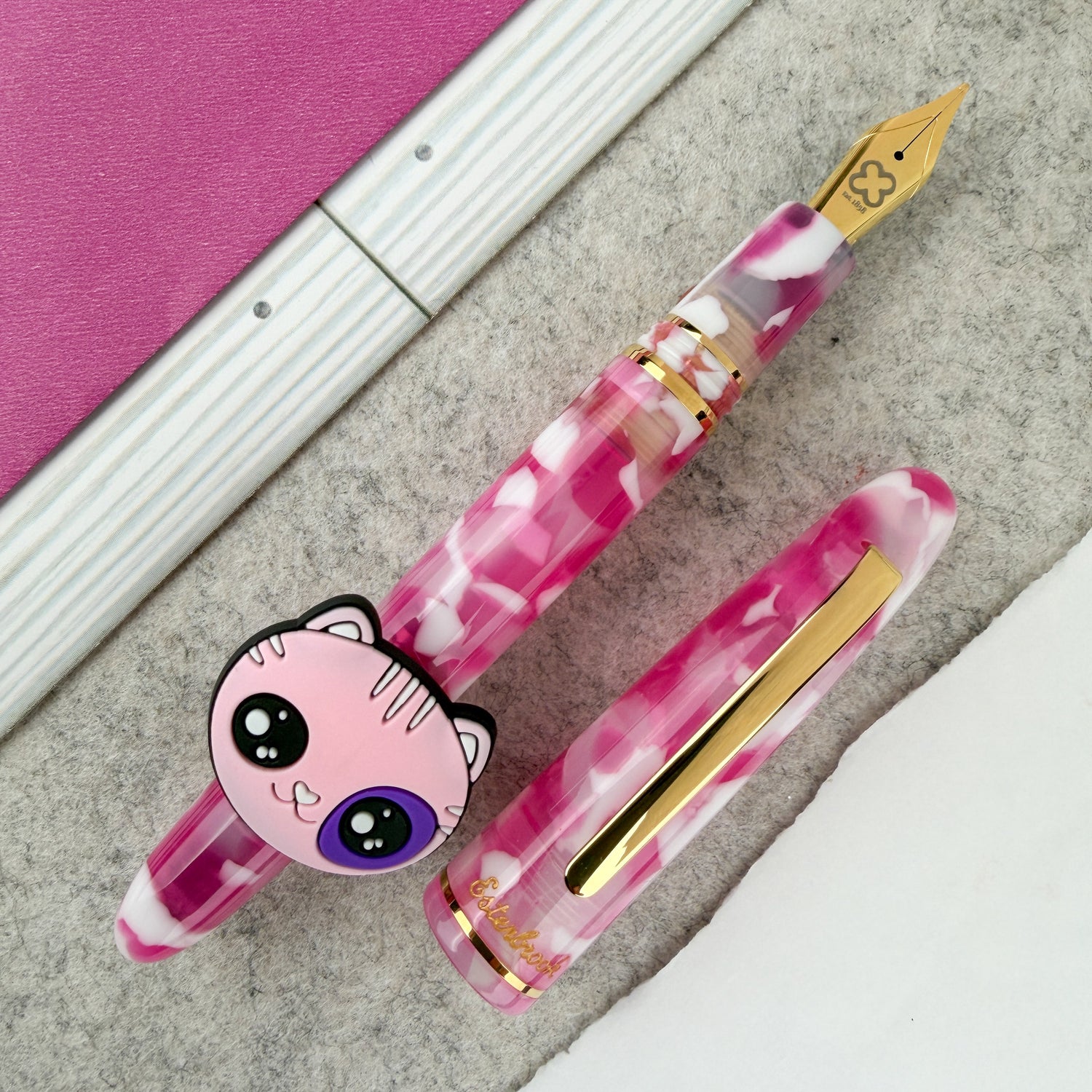 Esterbrook Estie Bestie Fountain Pen - Bubble Gum Pink