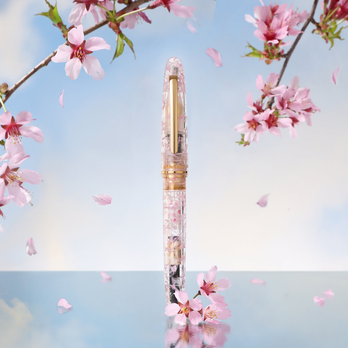 Esterbrook x BUNGUBOX Estie Fountain Pen - Kachofugetsu Flower (Special Edition)