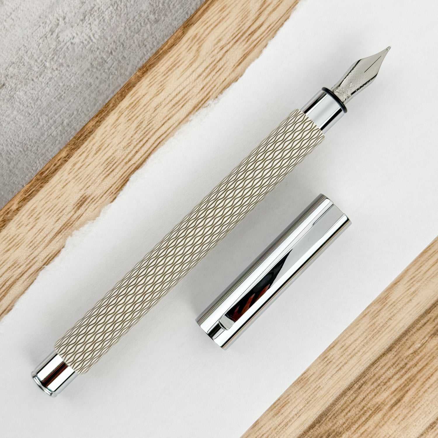 Faber-Castell Ambition Fountain Pen - Opart White Sand