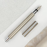 Faber-Castell Neo Slim Fountain Pen - Matte Stainless Steel