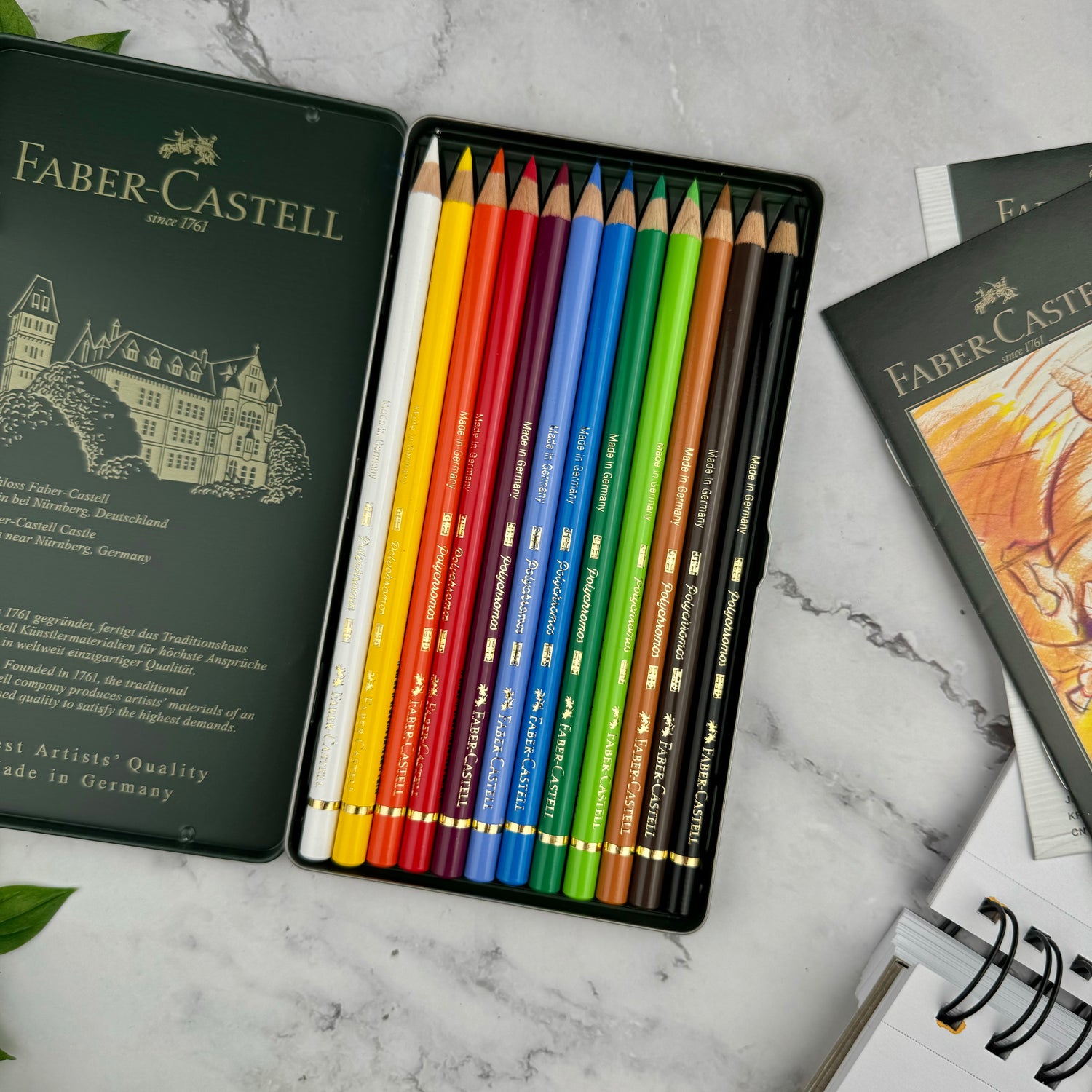 Faber-Castell Polychromos Artists' Color Pencils - 12 Pack