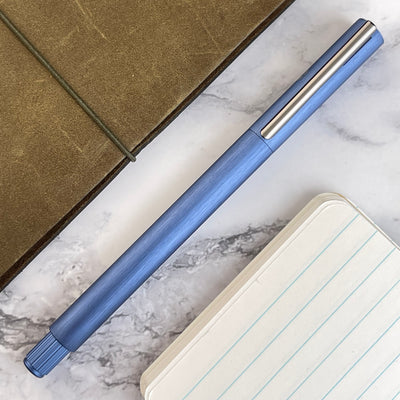Faber-Castell Neo Slim Fountain Pen - Dark Blue Aluminum
