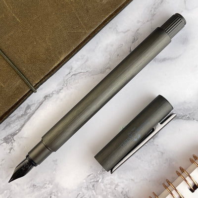 Faber-Castell Neo Slim Fountain Pen - Gunmetal Aluminum