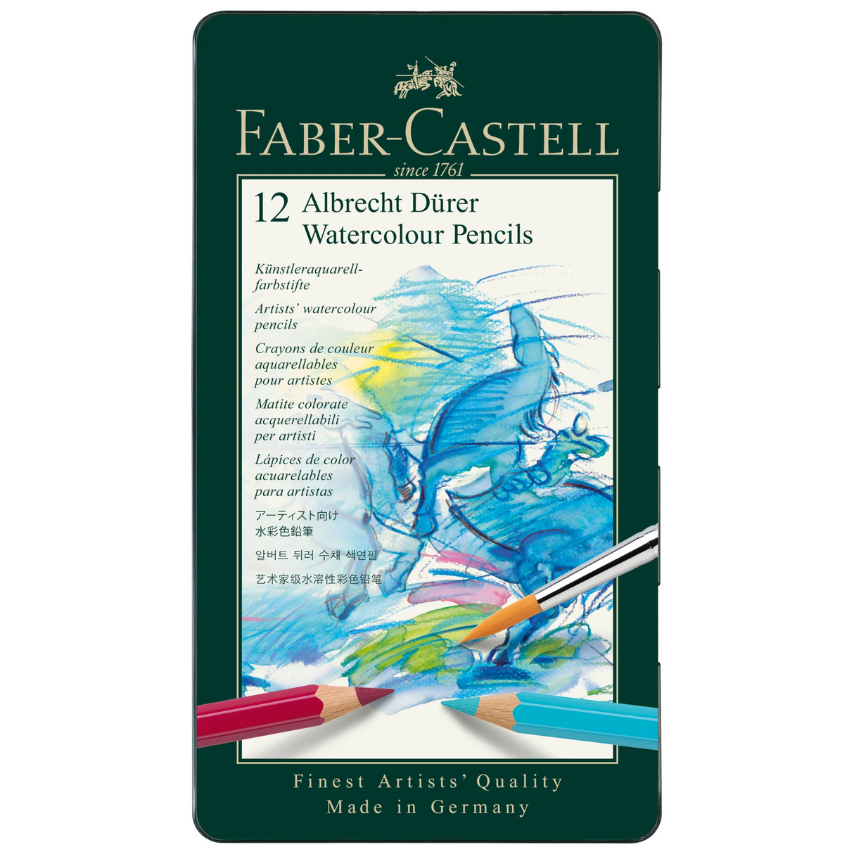 Faber-Castell Albrecht Dürer Artists' Watercolor Pencils - 12 Pack