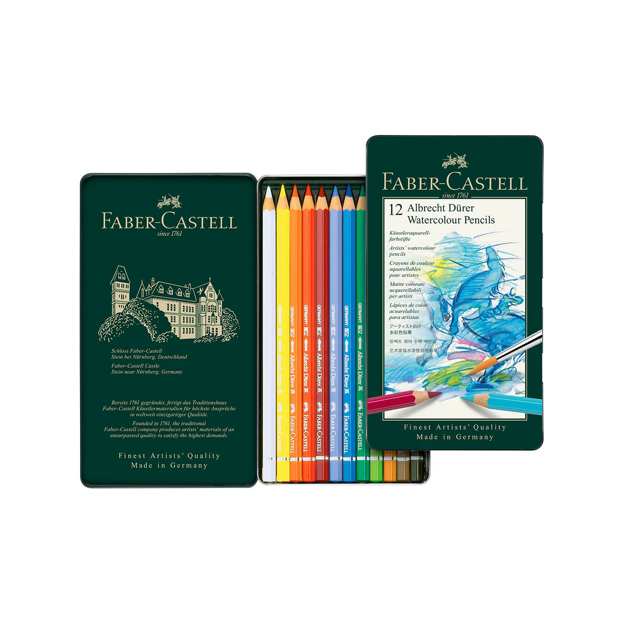 Faber-Castell Albrecht Dürer Artists' Watercolor Pencils - 12 Pack