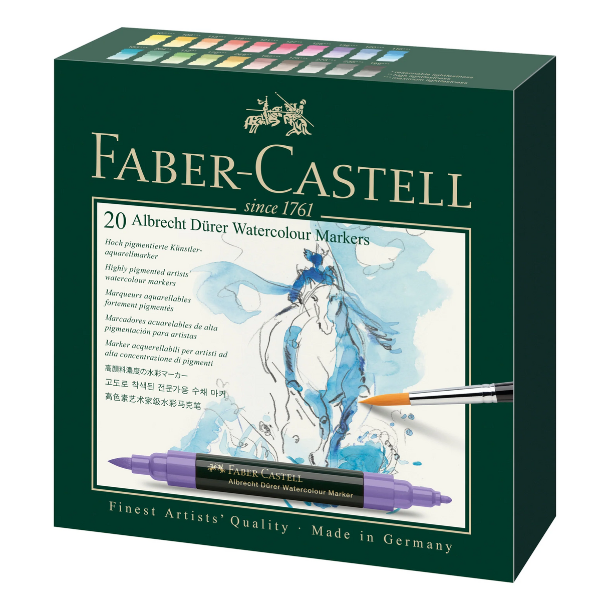 Faber-Castell Albrecht Dürer Watercolor Markers - 20 Pack