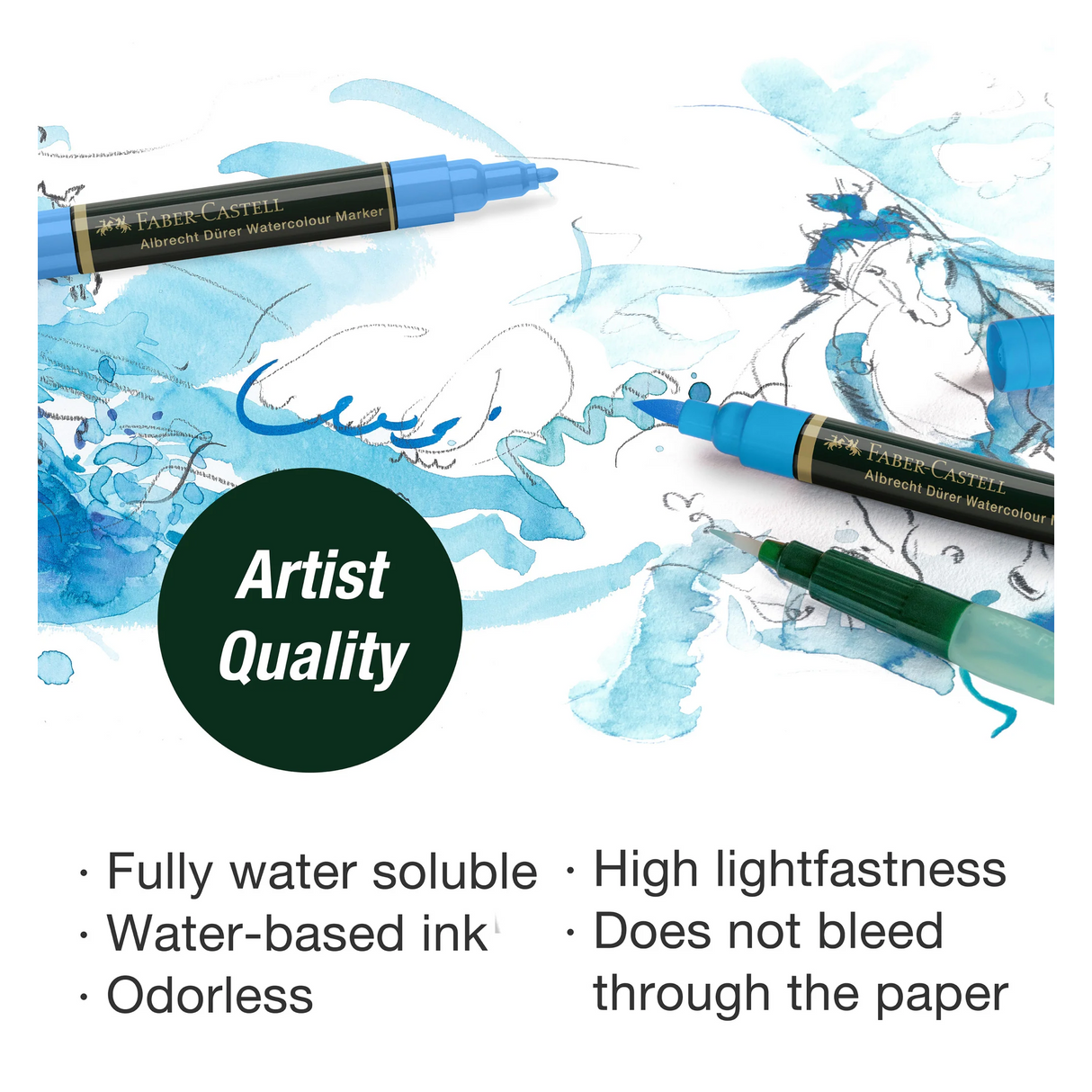 Faber-Castell Albrecht Dürer Watercolor Markers - 20 Pack