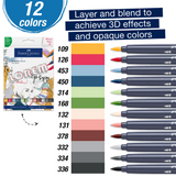 Faber-Castell Goldfaber Sketch Markers - 12 Pack