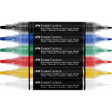 Faber-Castell Black Edition Shake & Paint Acrylic Markers - 6 Pack