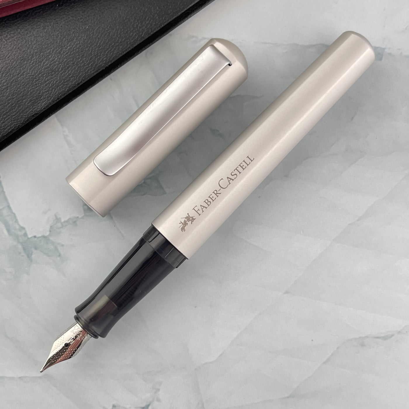 Faber-Castell HEXO Fountain Pen - Matte Silver