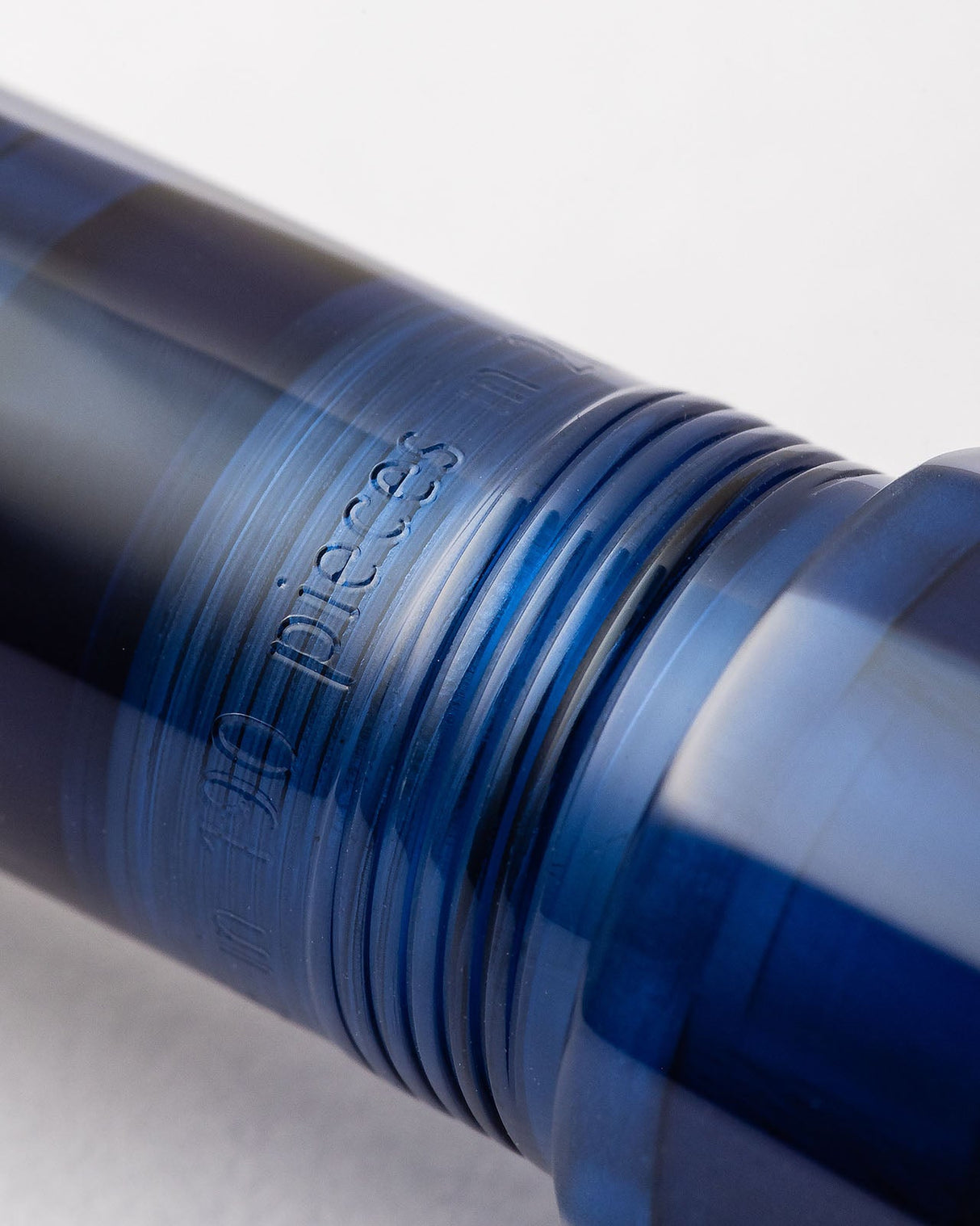 FEEL Blu Sospeso limited edition engraving detail