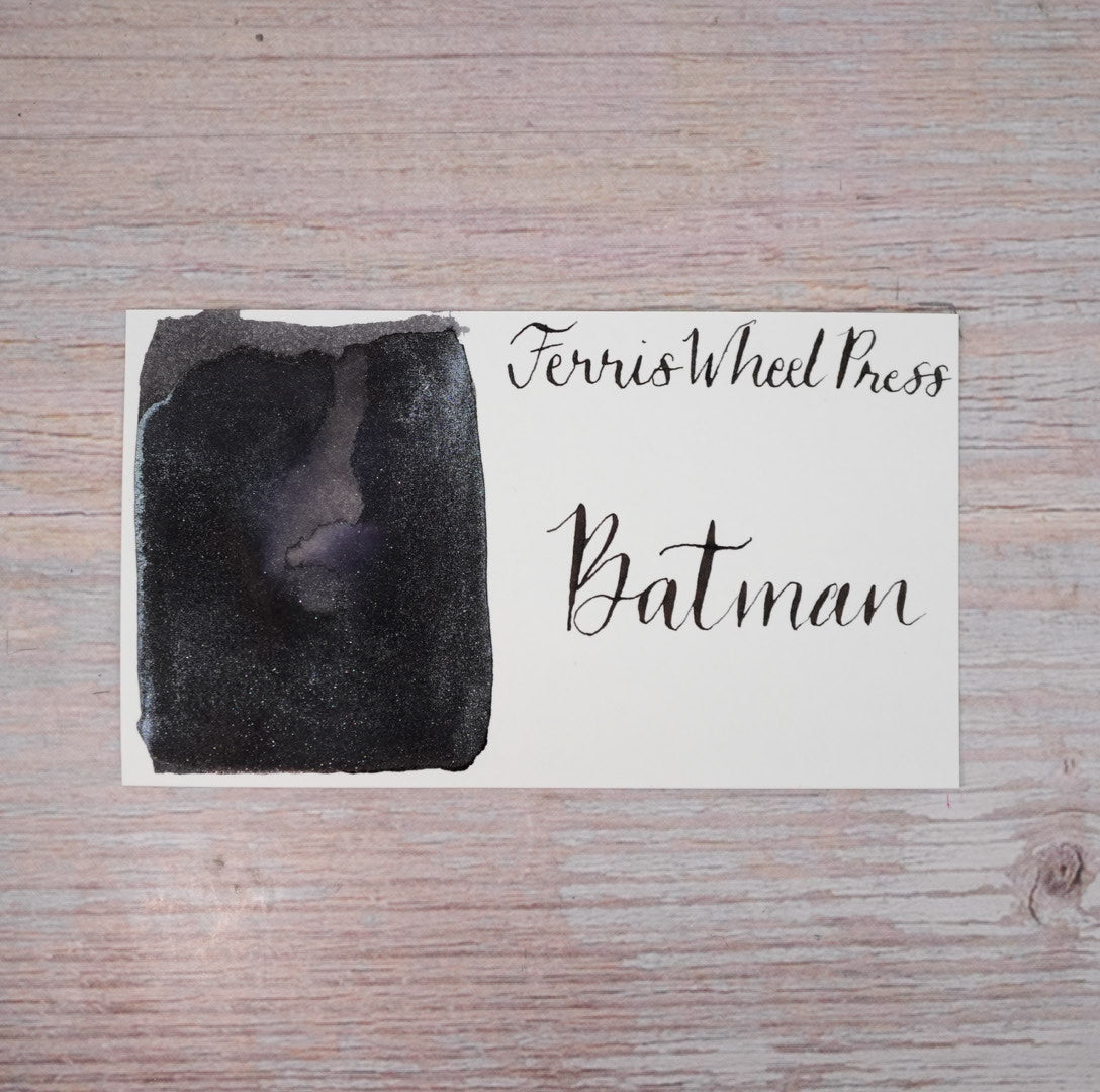Ferris Wheel Press x Batman Collection Batman Limited Edition Ink - 38ml Bottled Ink