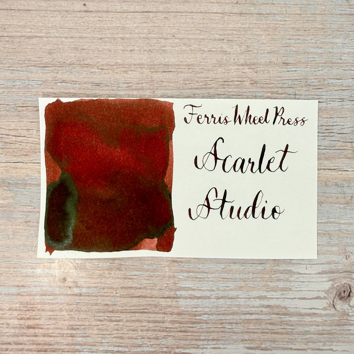 Ferris Wheel Press - Scarlet Studio - 38ml Bottled Ink