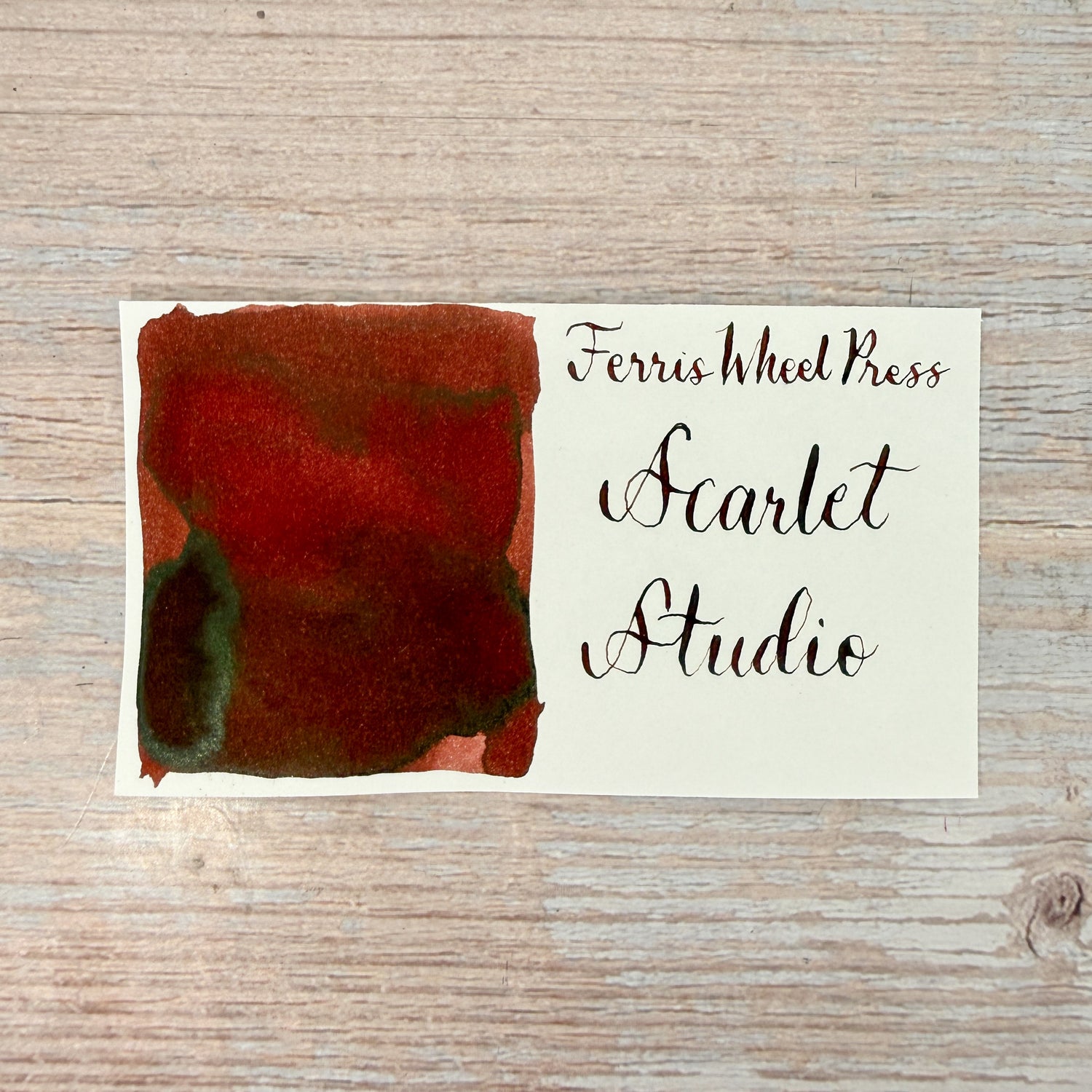 Ferris Wheel Press - Scarlet Studio - 38ml Bottled Ink