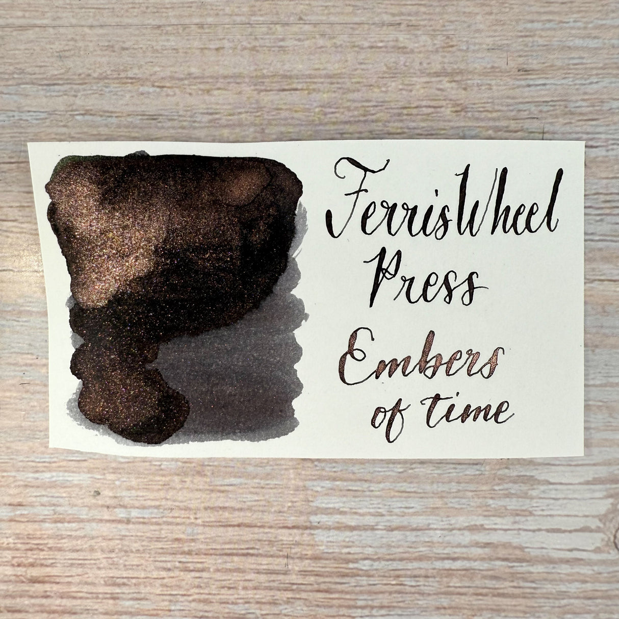 Ferris Wheel Press - Embers of Time - 38ml Bottled Ink