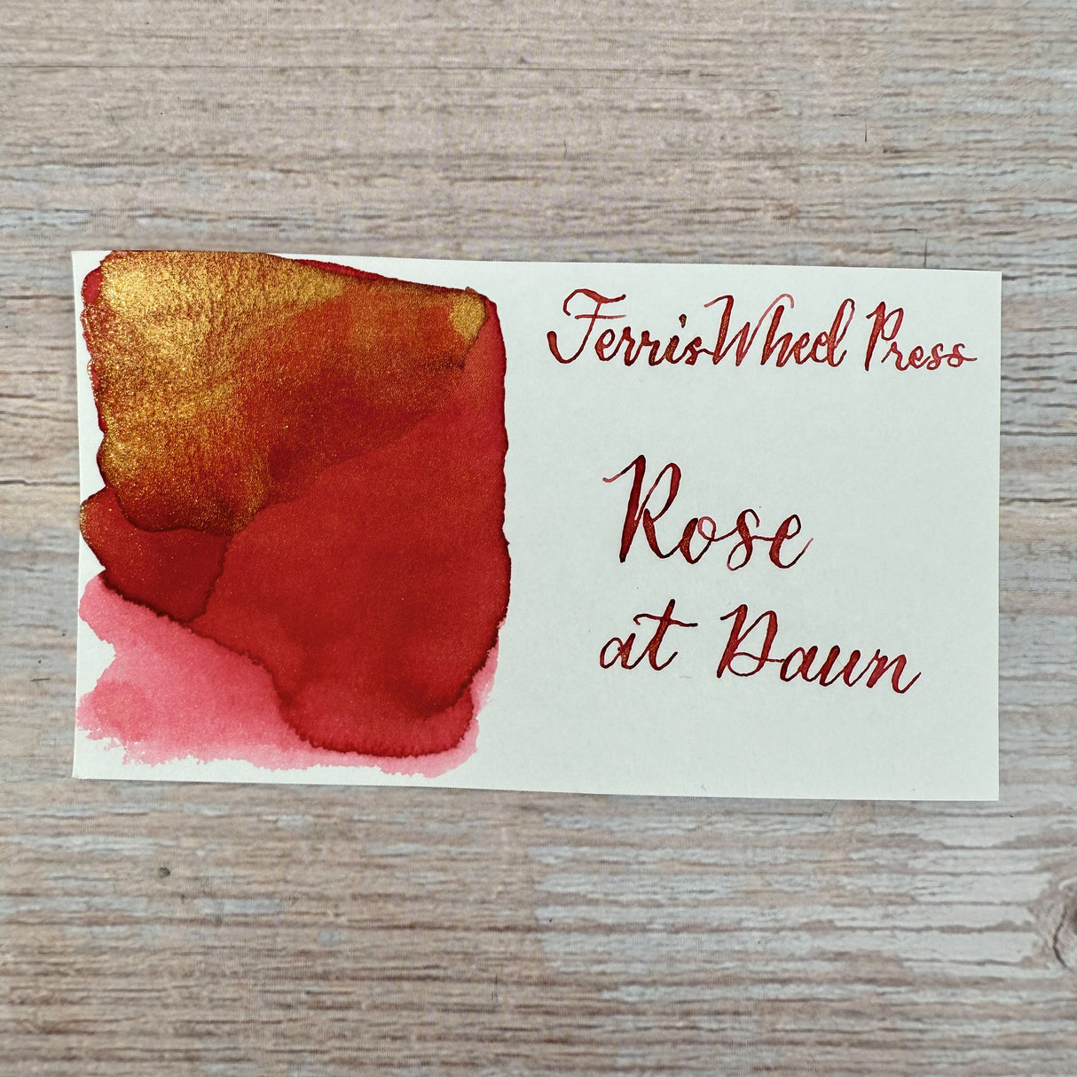 Ferris Wheel Press La Belle Epoque Collection - Rose at Dawn - 38ml Bottled Ink