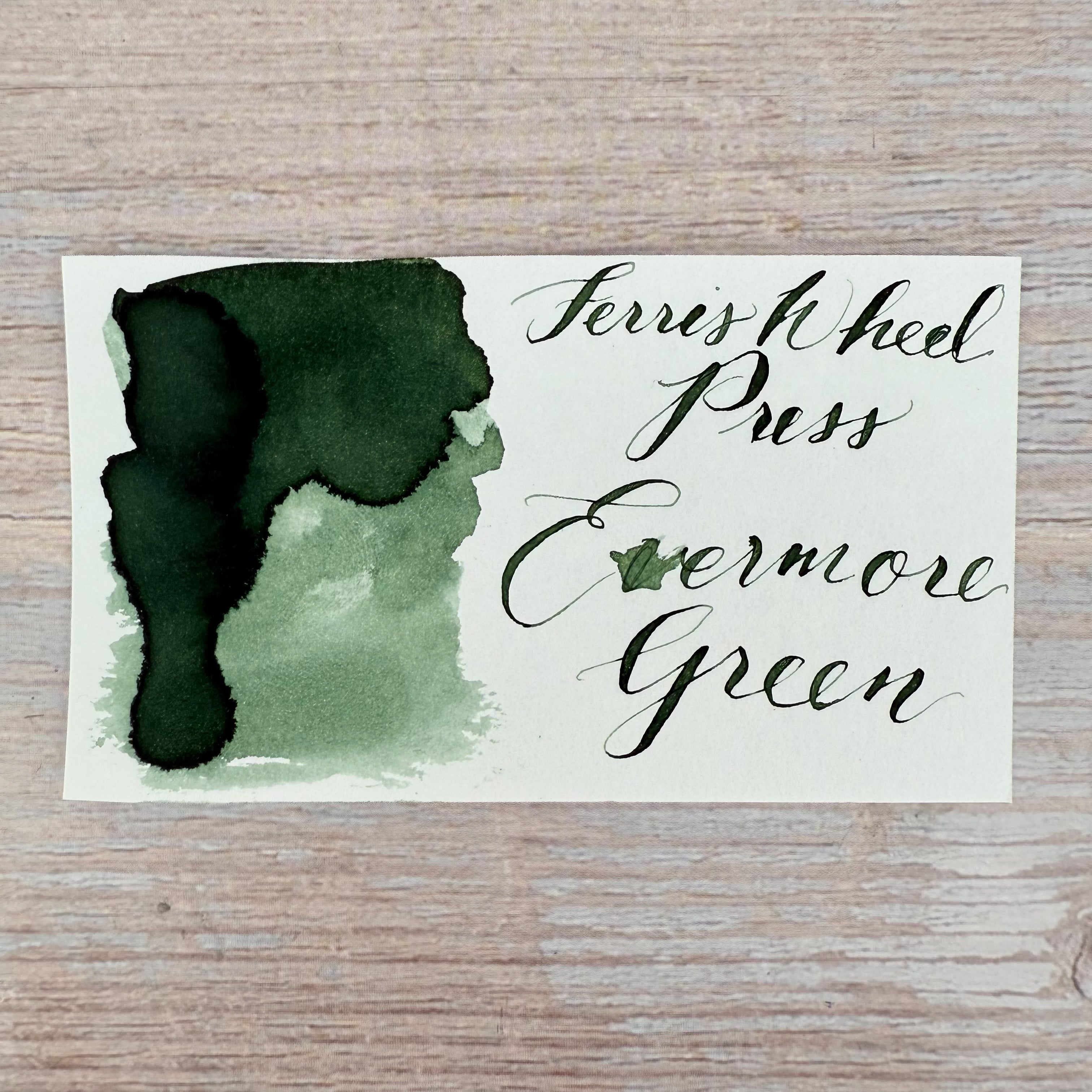 Ferris Wheel Press - Evermore Green - 38ml Bottled Ink – Atlas