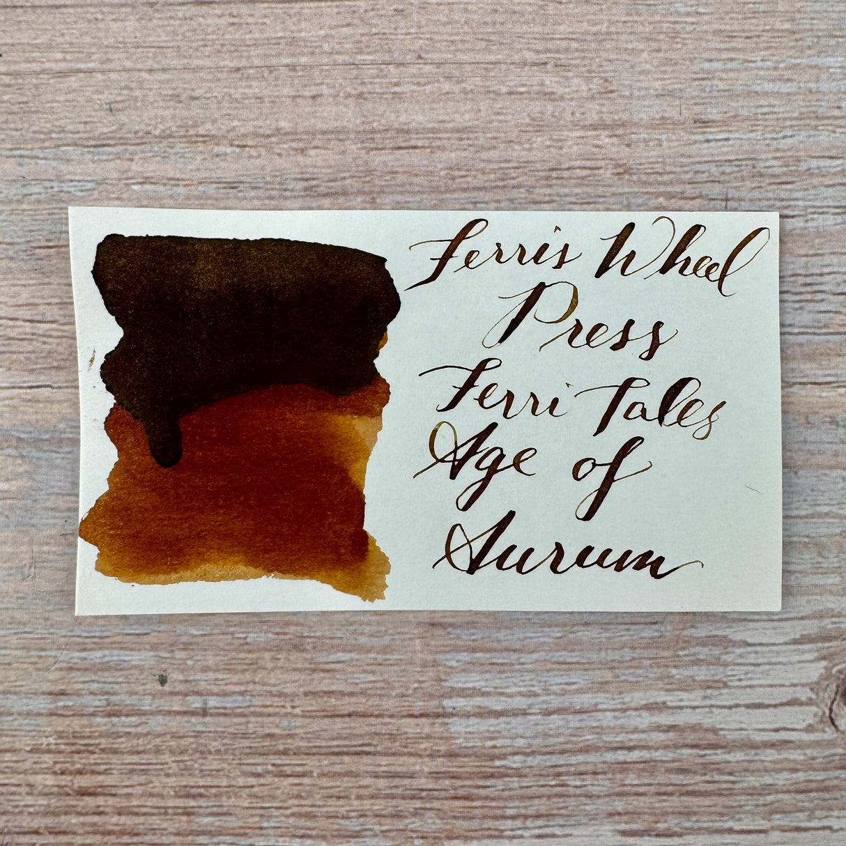 Ferris Wheel Press The King Midas - Age of Aurum - 20ml bottled Ink (Special Edition)