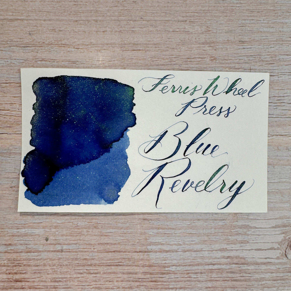 Ferris Wheel Press - Blue Revelry - 38ml Bottled Ink (Special Edition)