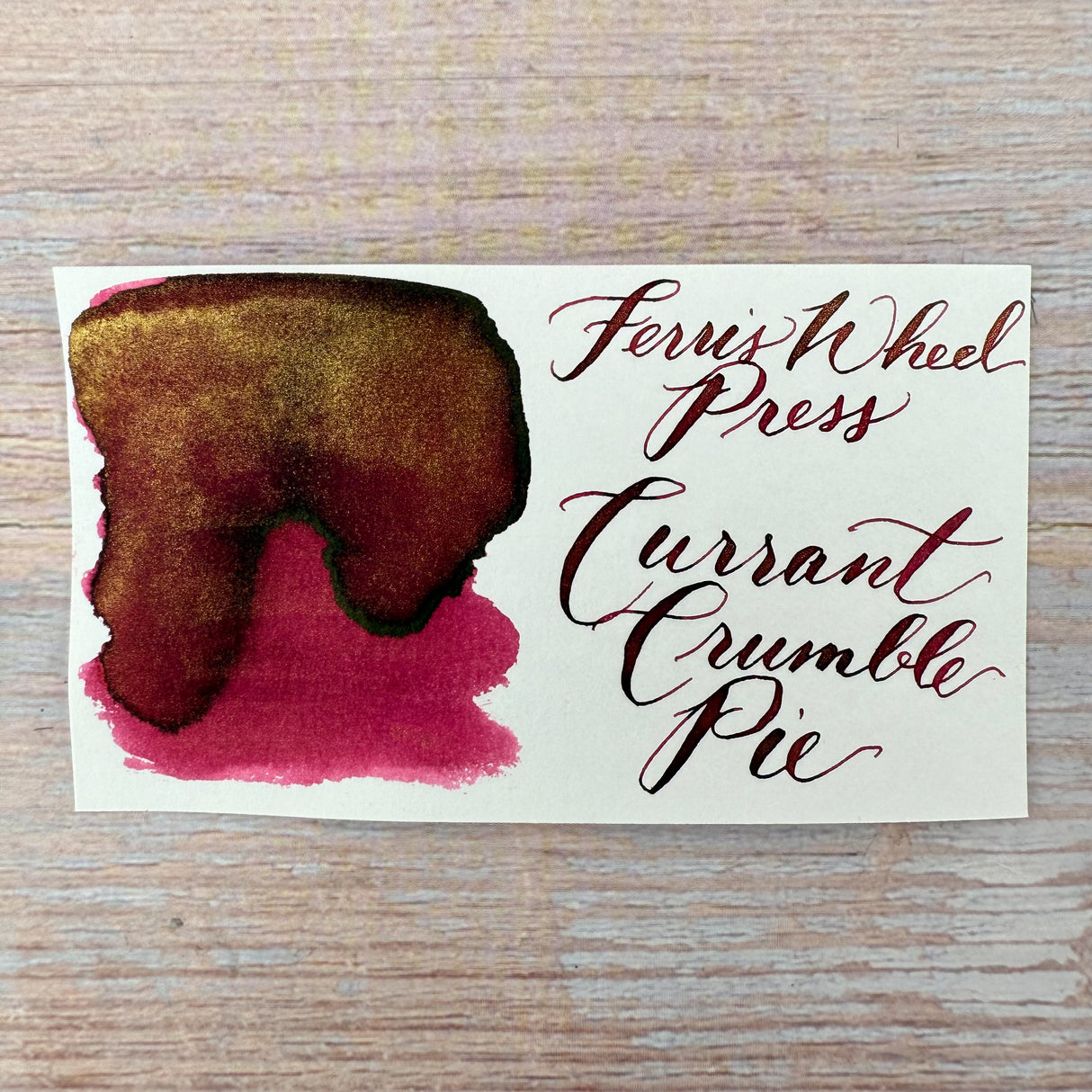 Ferris Wheel Press - Currant Crumble Pie - 38ml Bottled Ink