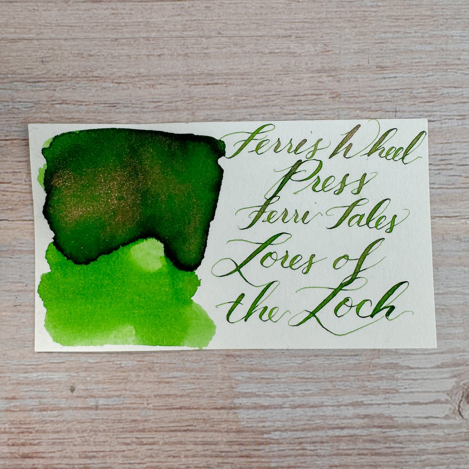 Ferris Wheel Press Bestiary Series - Lores of the Loch - 20ml bottled Ink (Special Edition) (Doorbuster)