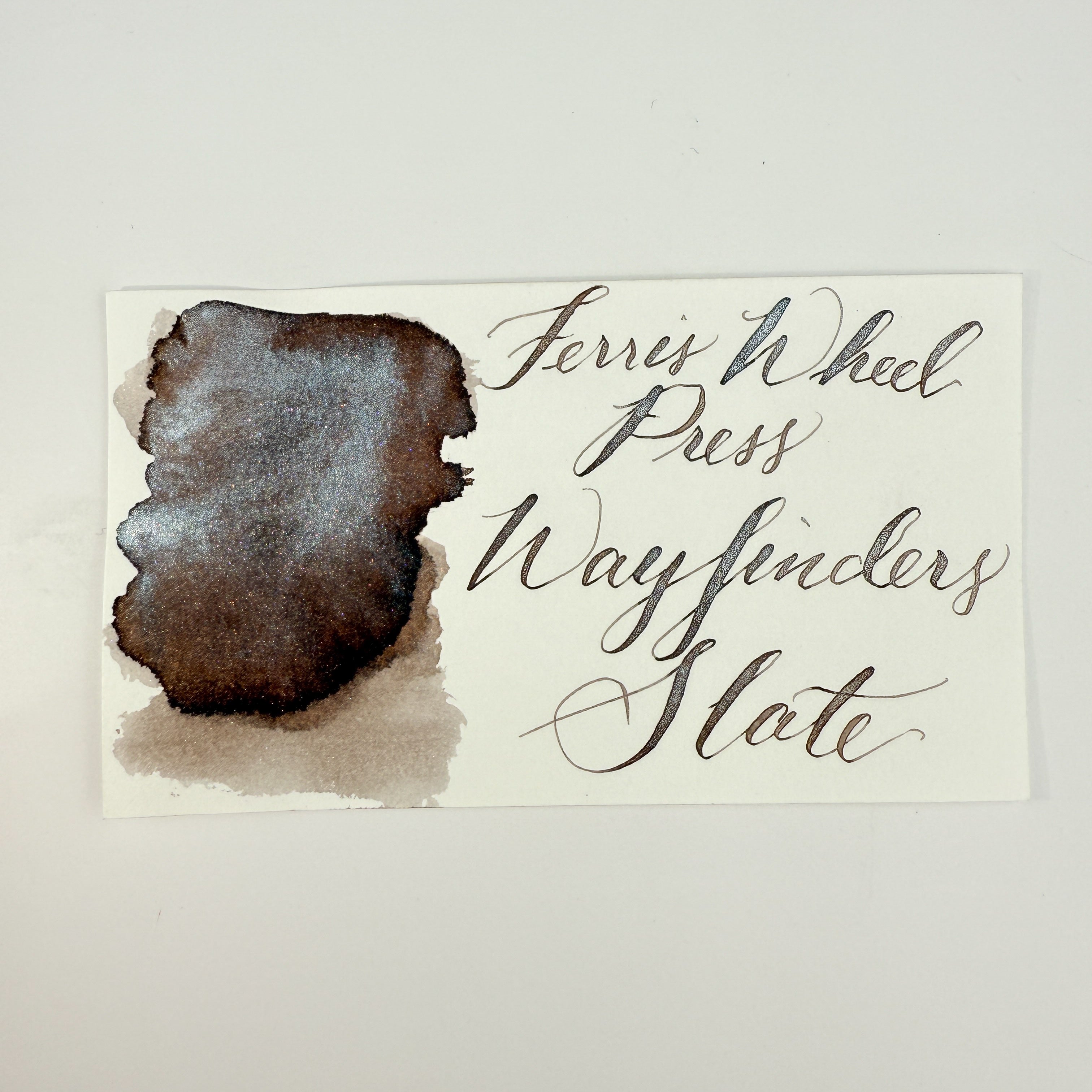 Ferris Wheel Press - Wayfinders Slate- 38ml Bottled Ink (Special