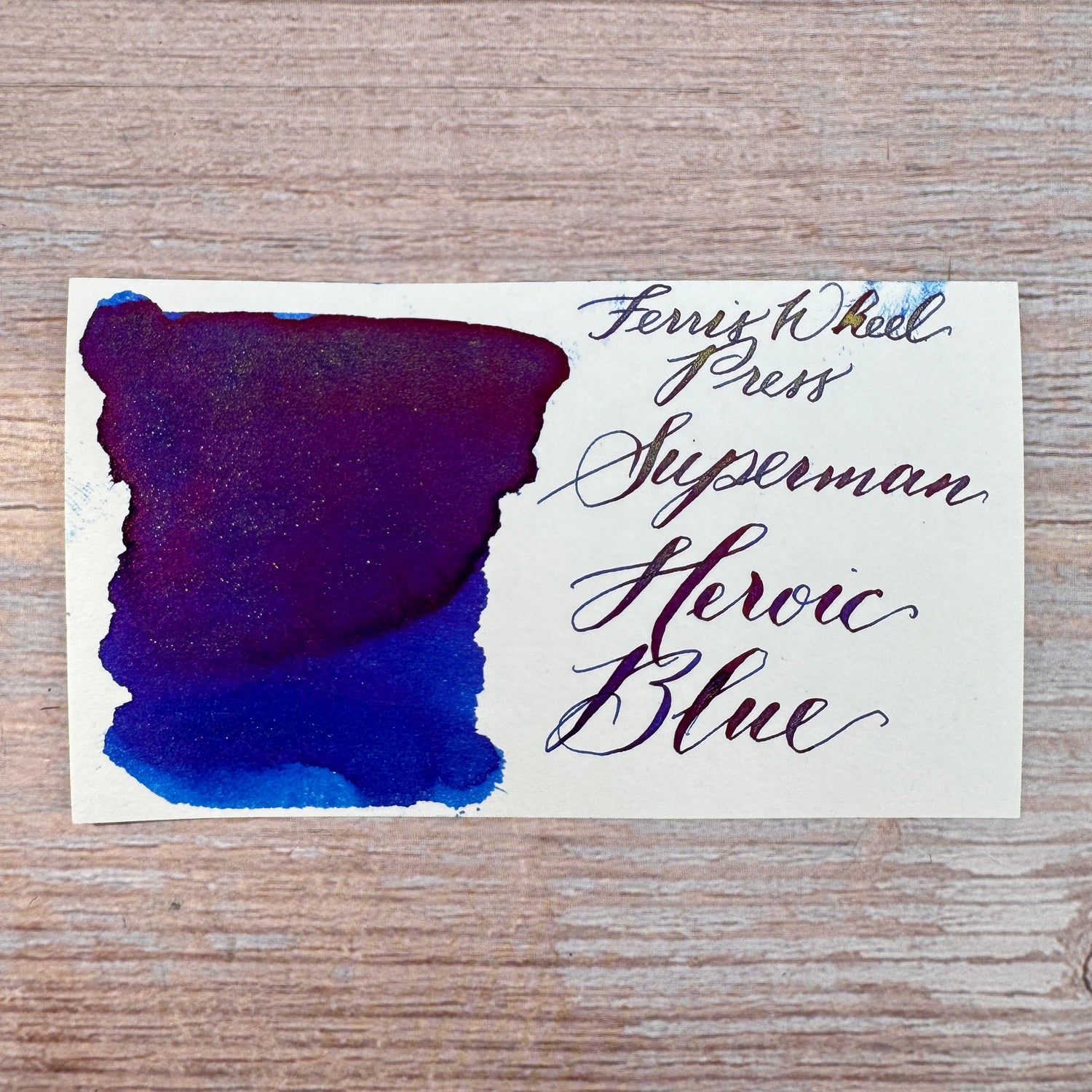 Ferris Wheel Press Superman - Heroic Blue Bottled Ink (Special Edition)(Doorbuster)