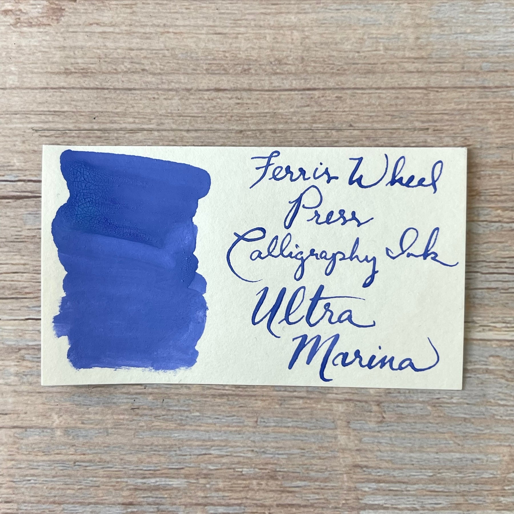 Ferris Wheel Press Ultra Marina - 28ml Calligraphy Bottled Ink | Atlas ...