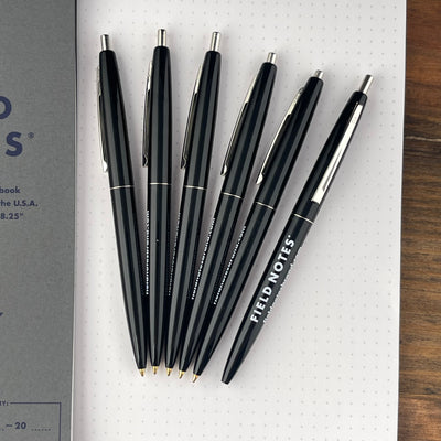 Field Notes Square Deal, Clic Pens, 6-Pack