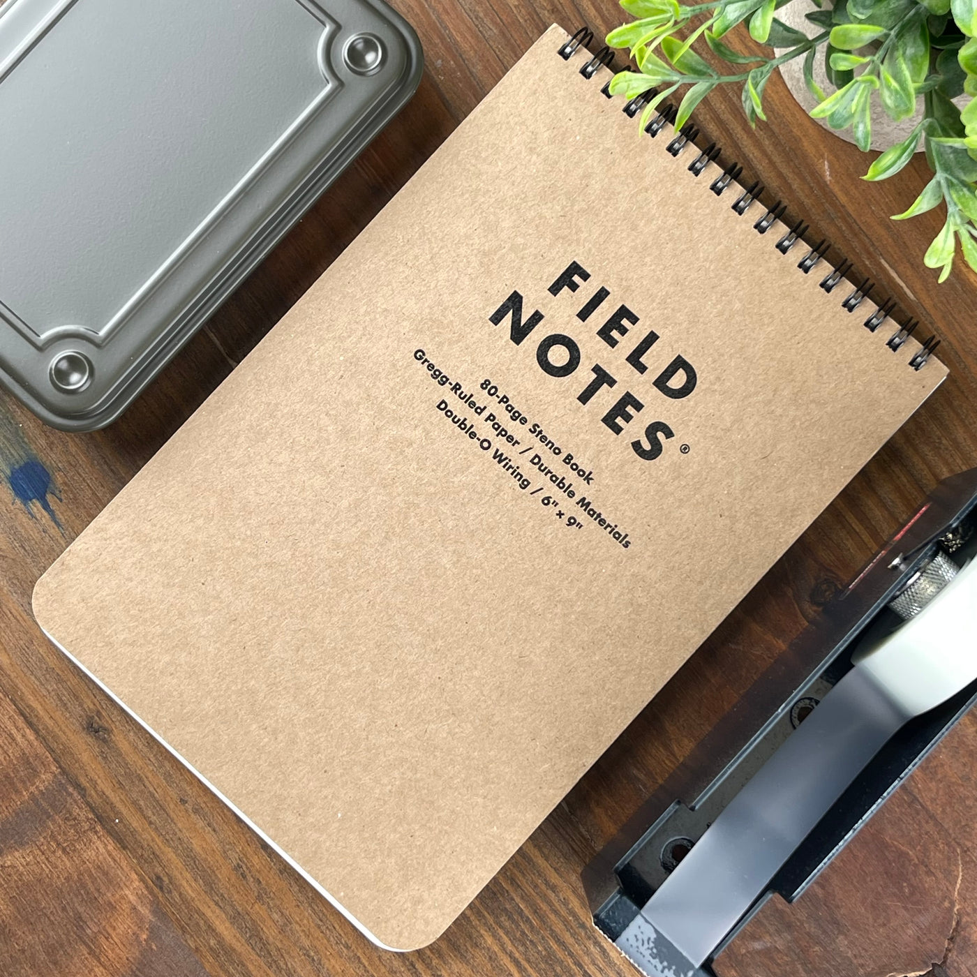 Field Notes Steno Notebook,  Gregg Ruled Paper, 80 Page Memo Book,