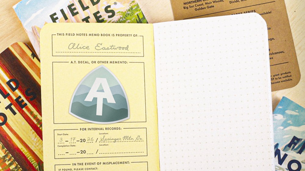 Field Notes Explore America Series B: Triple Crown of Hiking