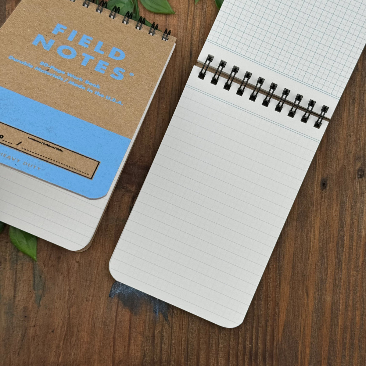 Field Ruled Paper Field Notes Heavy Duty 3½