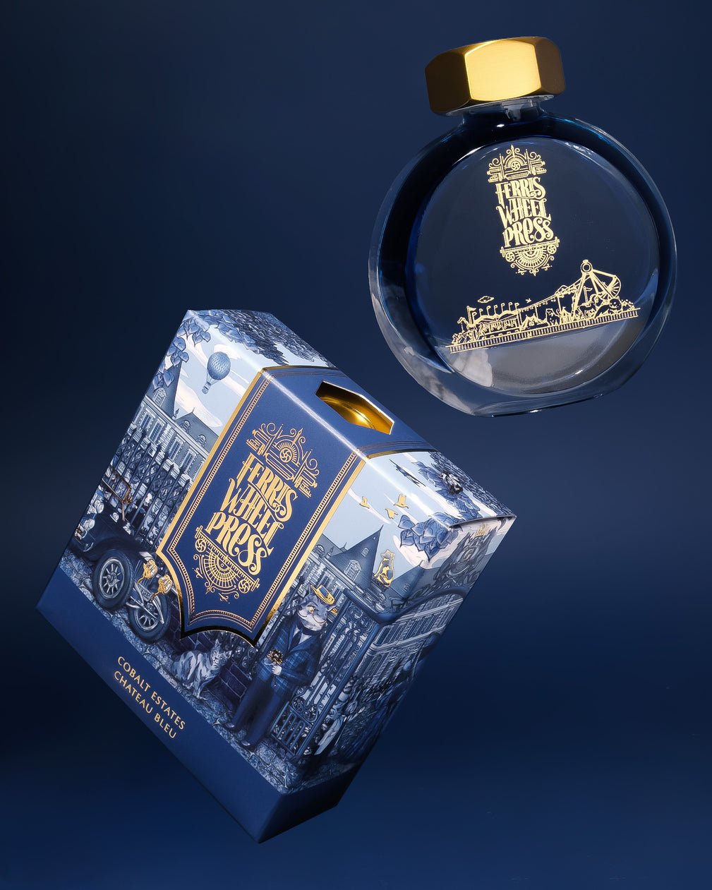 Ferris Wheel Press - Cobalt Estates - 38ml Bottled Ink (Special Edition)(Doorbuster)