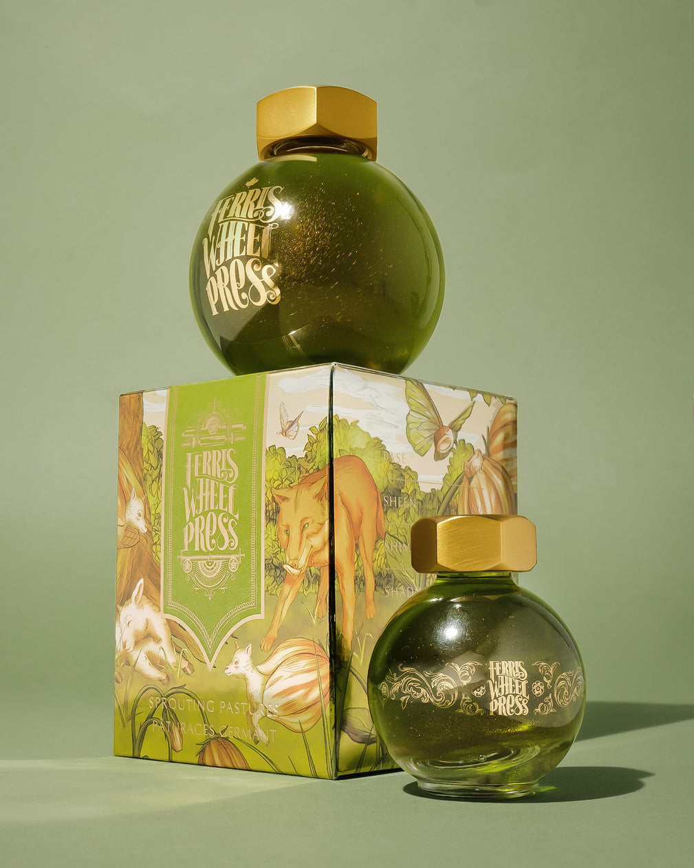 Ferris Wheel Press Bestiary Series - Sprouting Pastures - 20ml Bottled Ink (Special Edition)