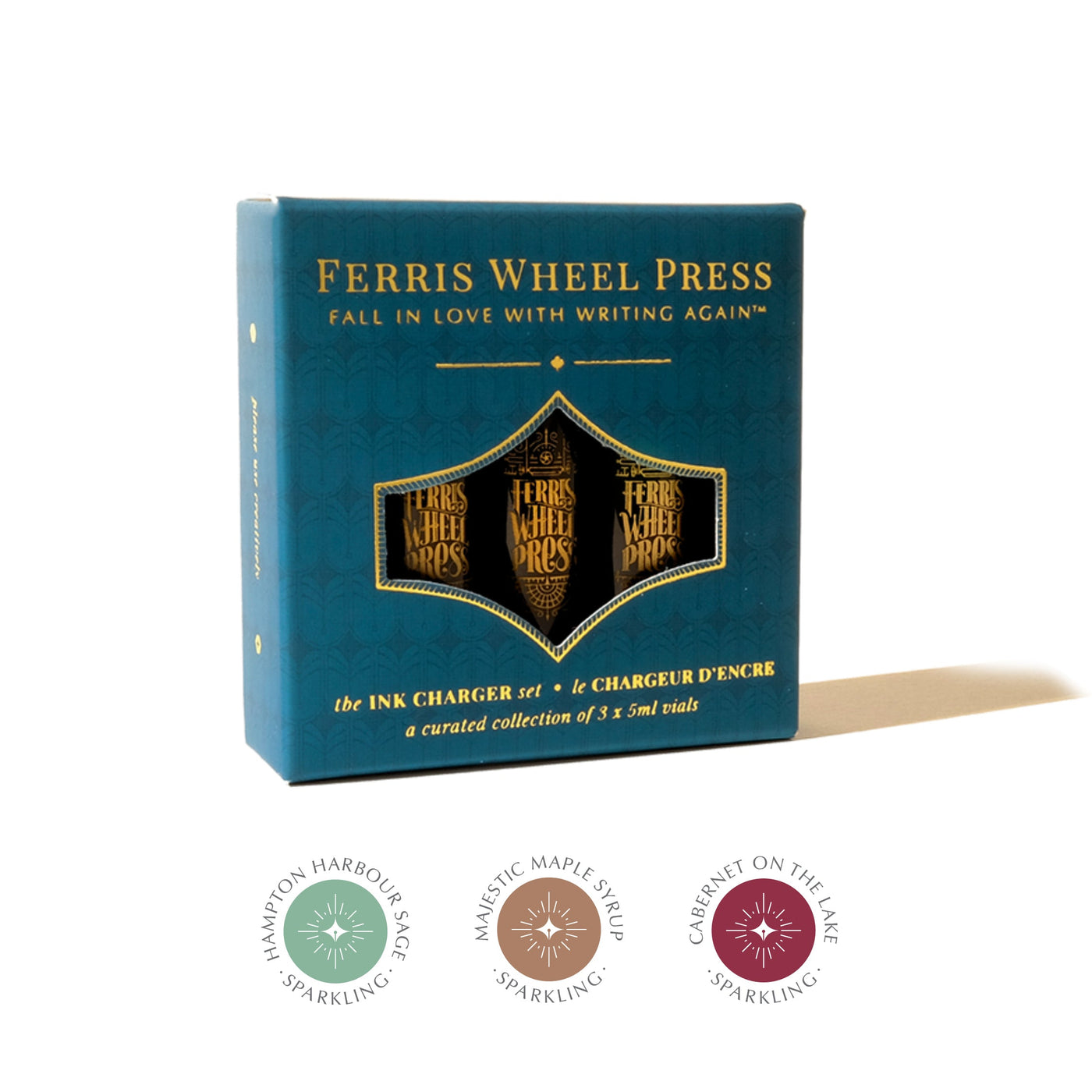 Ferris Wheel Press Woven Warmth Collection Ink Charger Set